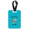 Happy Anniversary Metal Luggage Tag w/ Couple's Names