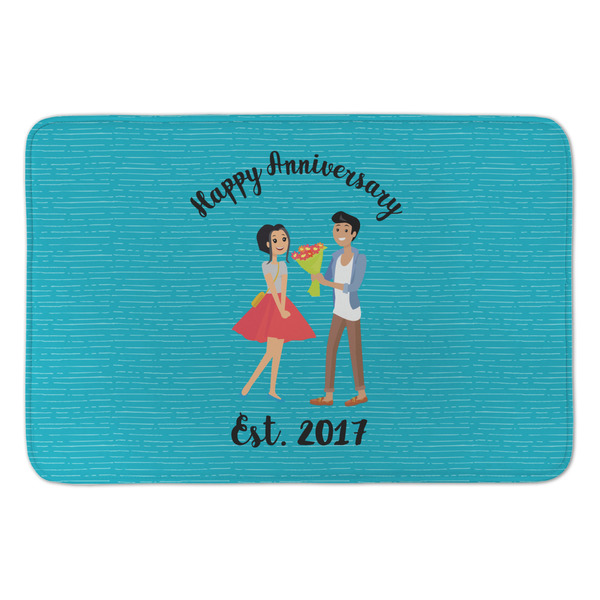 Custom Happy Anniversary Anti-Fatigue Kitchen Mat (Personalized)
