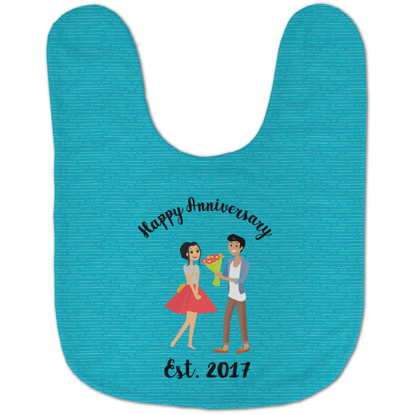 Happy Anniversary Baby Bib - AFT flat