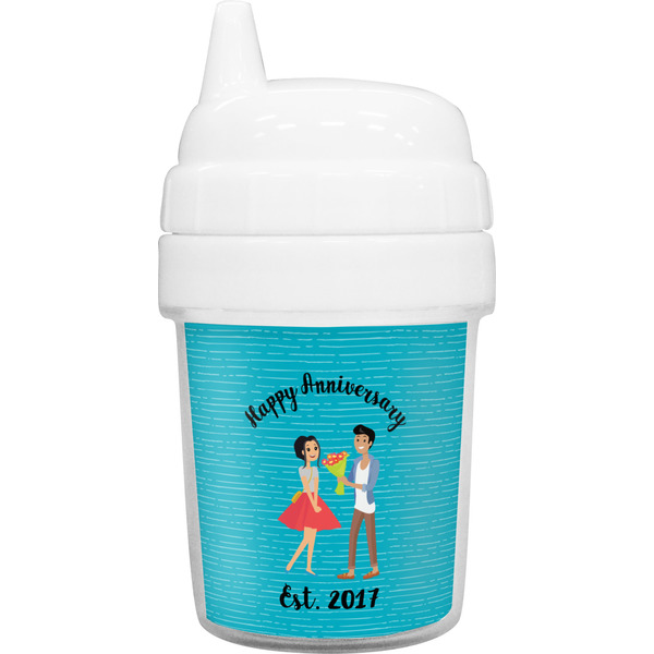 Custom Happy Anniversary Baby Sippy Cup (Personalized)