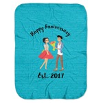 Happy Anniversary Baby Swaddling Blanket (Personalized)