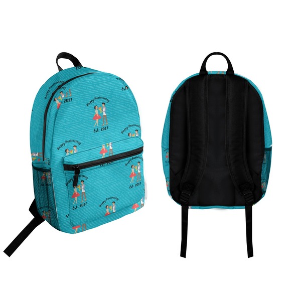 Happy Anniversary Backpack front and back - Apvl