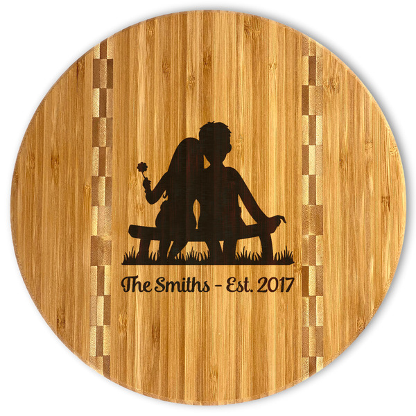 Custom Happy Anniversary Bamboo Cutting Board (Personalized)