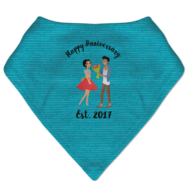 Custom Happy Anniversary Bandana Bib (Personalized)