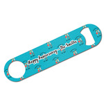 Happy Anniversary Bar Bottle Opener w/ Couple's Names