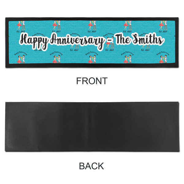 Happy Anniversary Bar Mat - Large - APPROVAL