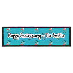 Happy Anniversary Bar Mat - Large (Personalized)
