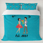 Happy Anniversary Duvet Cover Set - King (Personalized)