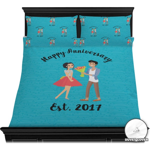 Happy Anniversary Bedding Set (Queen) - Duvet