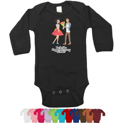 Happy Anniversary Long Sleeves Bodysuit - 12 Colors (Personalized)