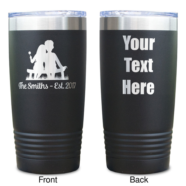 Happy Anniversary Black Polar Camel Tumbler - 20oz - Double Sided  - Approval