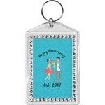 Happy Anniversary Bling Keychain (Personalized)
