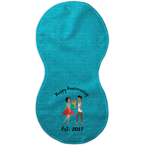 Happy Anniversary Burp Peanut Shaped Flat