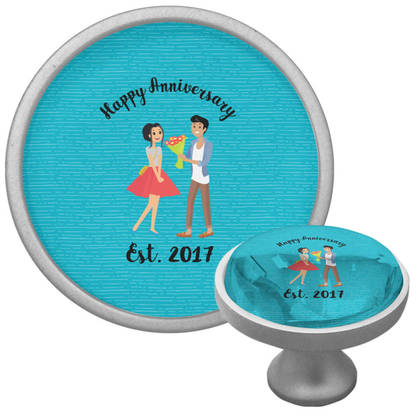 Custom Happy Anniversary Cabinet Knob (Personalized)