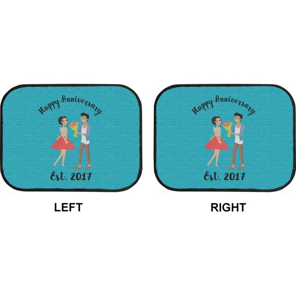 Happy Anniversary Car Floor Mats (Back Seat) (Approval)