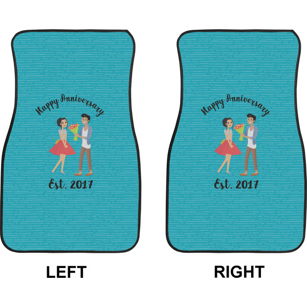 Happy Anniversary Car Mat Front - Approval