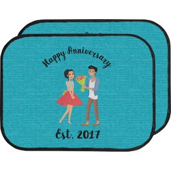 Happy Anniversary Car Floor Mats (Back Seat) (Personalized)