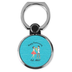 Happy Anniversary Cell Phone Ring Stand & Holder (Personalized)