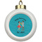 Happy Anniversary Ceramic Ball Ornament (Personalized)