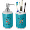 Happy Anniversary Ceramic Bathroom Accessories Set (Personalized)