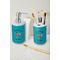 Happy Anniversary Ceramic Bathroom Accessories - LIFESTYLE (toothbrush holder & soap dispenser)