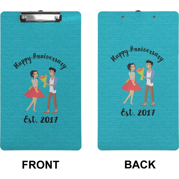 Happy Anniversary Clipboard (Legal) (Front + Back)