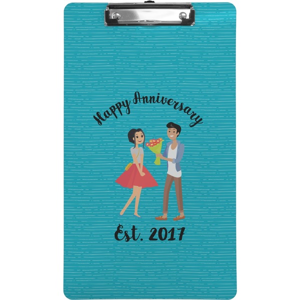 Custom Happy Anniversary Clipboard (Legal Size) (Personalized)