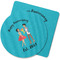Happy Anniversary Rubber Backed Coaster (Personalized)