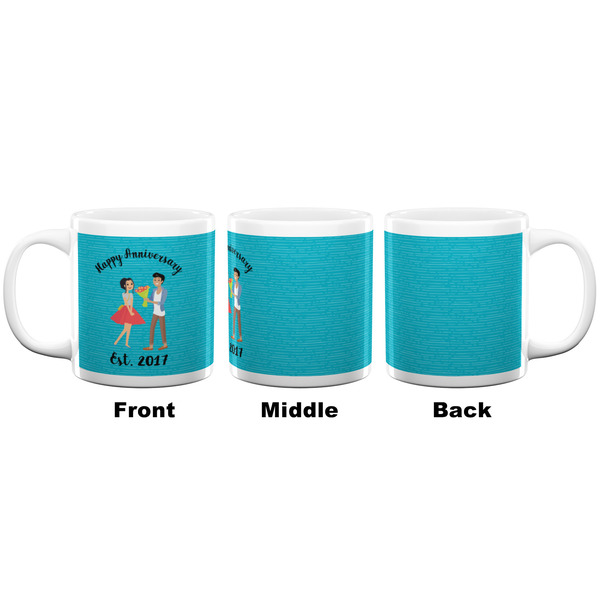 Happy Anniversary Coffee Mug - 20 oz - White APPROVAL