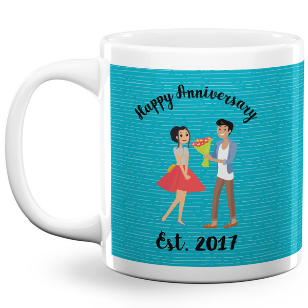 Happy Anniversary Coffee Mug - 20 oz - White