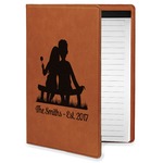 Happy Anniversary Leatherette Portfolio with Notepad - Small - Single Sided (Personalized)