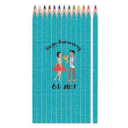 Happy Anniversary Colored Pencils (Personalized)