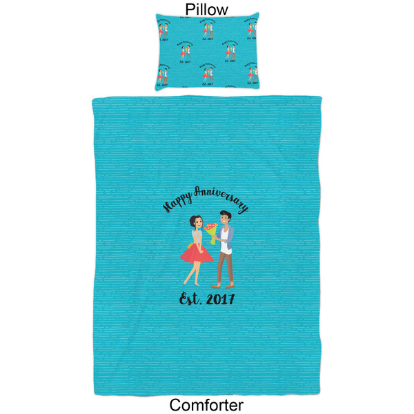Happy Anniversary Comforter Set - Twin - Approval