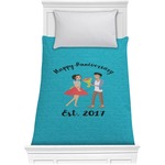 Happy Anniversary Comforter - Twin (Personalized)