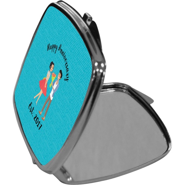 Happy Anniversary Compact Mirror (Side View)