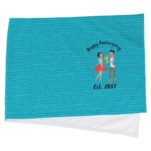 Custom Happy Anniversary Cooling Towel (Personalized)