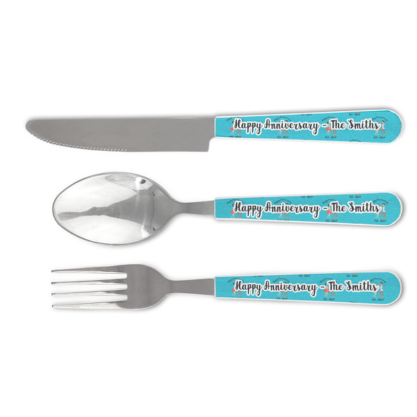 Custom Happy Anniversary Cutlery Set (Personalized)