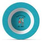 Happy Anniversary Plastic Bowl - Microwave Safe - Composite Polymer (Personalized)