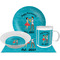 Happy Anniversary Dinner Set - 4 Pc (Personalized)