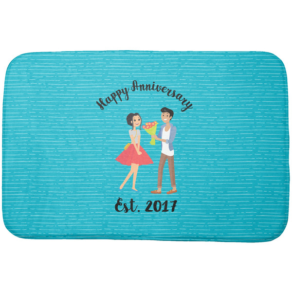 Custom Happy Anniversary Dish Drying Mat (Personalized)