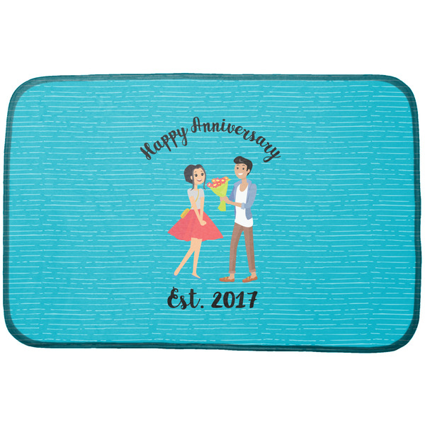 Custom Happy Anniversary Dish Drying Mat (Personalized)