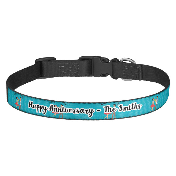 Custom Happy Anniversary Dog Collar (Personalized)