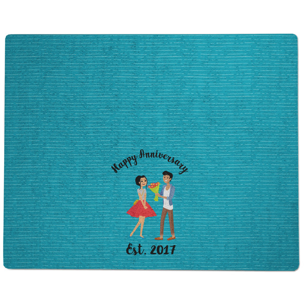 Happy Anniversary Dog Food Mat - Large without Bowls