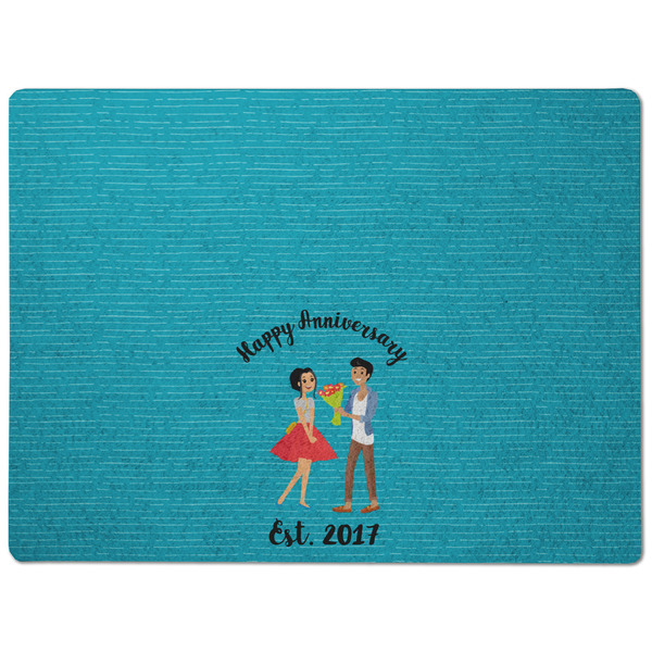 Happy Anniversary Dog Food Mat - Medium without bowls