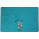 Happy Anniversary Dog Food Mat w/ Couple's Names