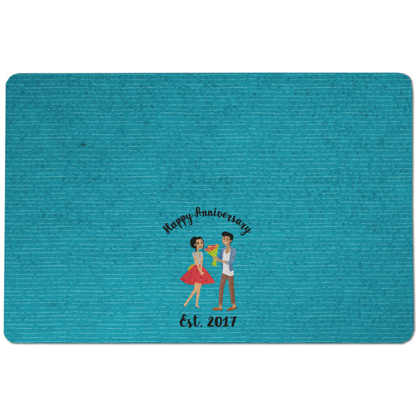 Happy Anniversary Dog Food Mat - Small without bowls