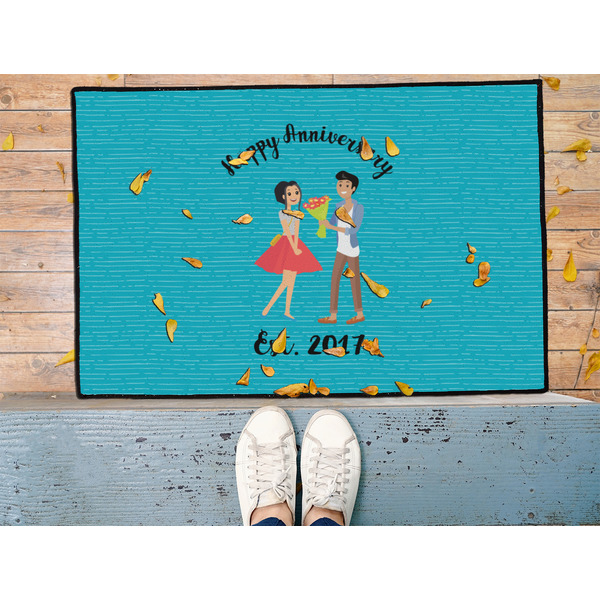 Happy Anniversary Door Mat - LIFESTYLE (Med)