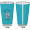 Happy Anniversary Pint Glass - Full Color - Front & Back Views