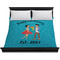 Happy Anniversary Duvet Cover - King - On Bed - No Prop