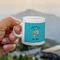 Happy Anniversary Single Shot Espresso Cup - Single (Personalized)